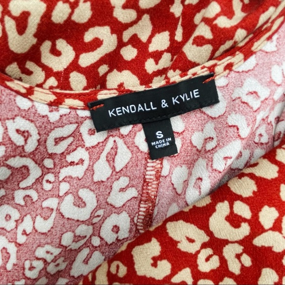 KENDALL & KYLIE Red Cheetah Print Dress - Picture 7 of 7